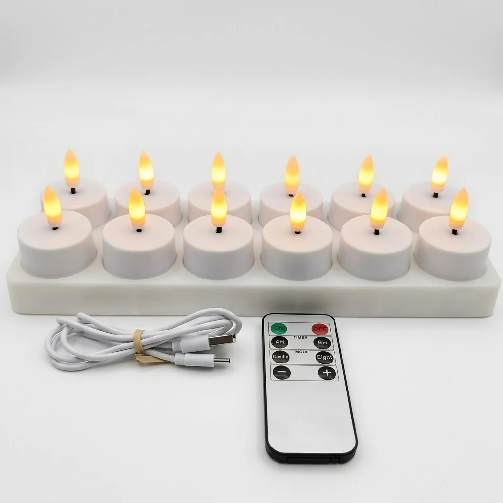 Flameless Candles LED Candles Battery Operated Timer - Image 11